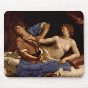 Potiphar、c.1649のヨセフそして妻 マウスパッド