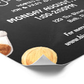 potluckディナーパーティーpotluckパーティー招待状ポスター ポスター (角)