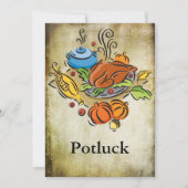 Potluck 招待状 (正面)