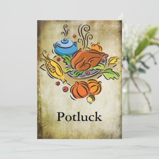 Potluck 招待状 (スタンド正面)