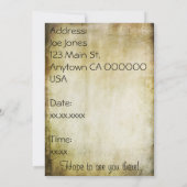 Potluck 招待状 (裏面)