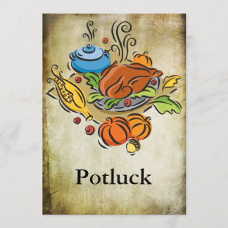 Potluck 招待状