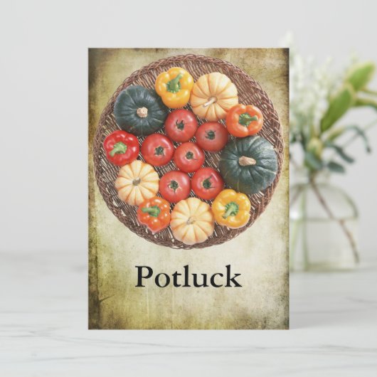 Potluck 招待状 (スタンド正面)