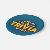 Potluck Triviaナイトパーティー集 ペーパープレート (アングル)