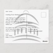 Potomacポストカード付きワシントンDCモニュメント ポストカード (裏面)