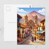 Potosi Bolivia Travel ポストカード (正面/裏面)