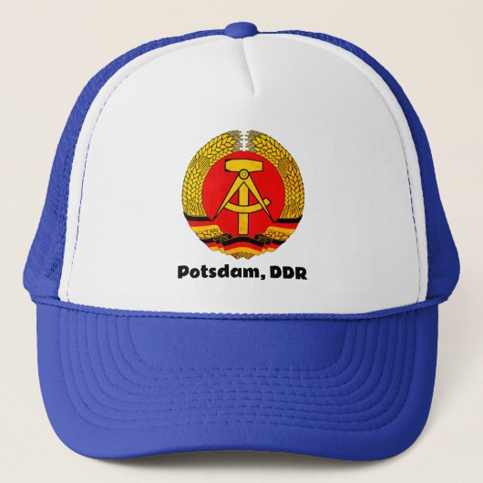 Potsdam, Deutsche Demokratische Republik DDR GDR キャップ (正面)