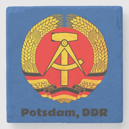 Potsdam, Deutsche Demokratische Republik DDR GDR ストーンコースター (正面)