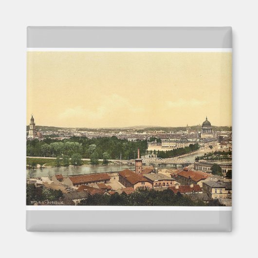 Potsdam, general view, Berlin, Germany lare Photoc マグネット (正面)