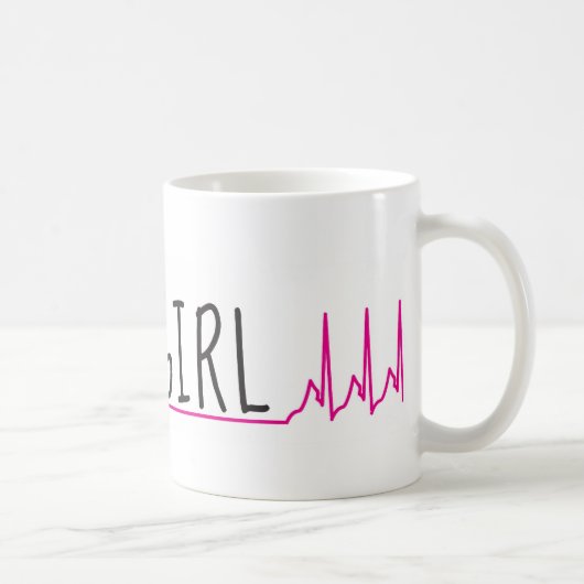 POTsieの女の子のマグ コーヒーマグカップ (右)