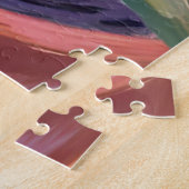 Potted Houseplant Modern Botanic Green Watercolor ジグソーパズル (側面)