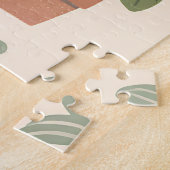 Potted Houseplants Pattern ジグソーパズル (側面)