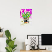 Potted Plant Poster ポスター (ホームオフィス)