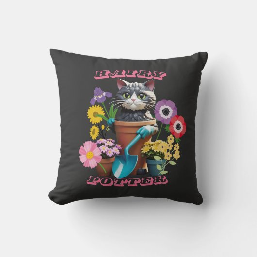 Potter Cat, Hairy Harry Potter クッション (正面)