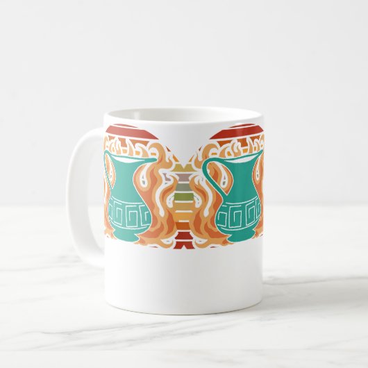 Potteries Pot Dealer Ceramics Kiln Pottery Lover コーヒーマグカップ (正面左)