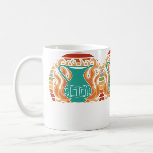 Potteries Pot Dealer Ceramics Kiln Pottery Lover コーヒーマグカップ (左)