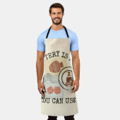 Pottery エプロン (着用した状態)