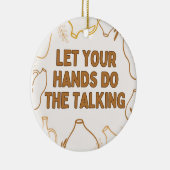 Pottery セラミックオーナメント (右)