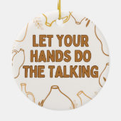 Pottery セラミックオーナメント (裏面)