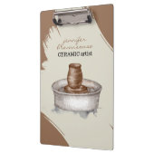 Pottery Ceramic Clay Turner sculpture stylist クリップボード (左)