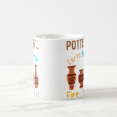 Pottery Earth Water Fire  Soul - Lovely Pottery コーヒーマグカップ (中央)