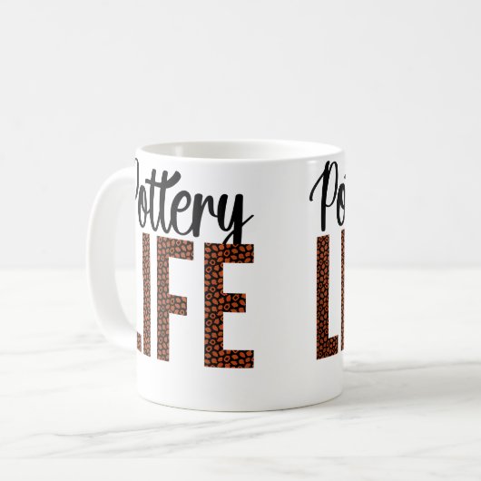 Pottery Life Ceramic Pottery Ceramics Pottery Make コーヒーマグカップ (正面左)