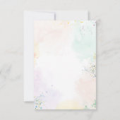 Pottery Painting Party サンキューカード (裏面)