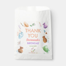 Pottery Painting Party Birthday フェイバーバッグ