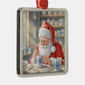 Pottery Painting Santa Claus  メタルオーナメント (右)