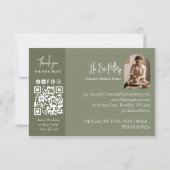 Pottery Photo Business Thanks You For Your Order サンキューカード (裏面)