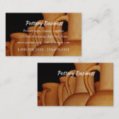Pottery Sales, Classes, Supplies Business Custom 名刺 (正面/裏面)