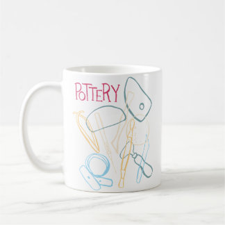 Pottery Tools コーヒーマグカップ