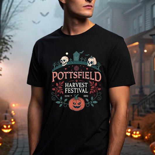 Pottsfield Harvest Festival - Pumpkin Village  Tシャツ