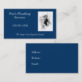 POTTYの男の子: 配管の名刺 名刺 (正面/裏面)