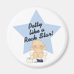 Pottyはロックスターを好みます マグネット