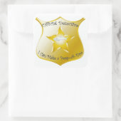 Pottyトレーニングウンチ~A~Dooステッカーバッジ スクエアシール (バッグ)