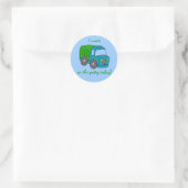 Potty Training Reward Sticker--Truck ラウンドシール (バッグ)