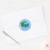 Potty Training Reward Sticker--Truck ラウンドシール (封筒)