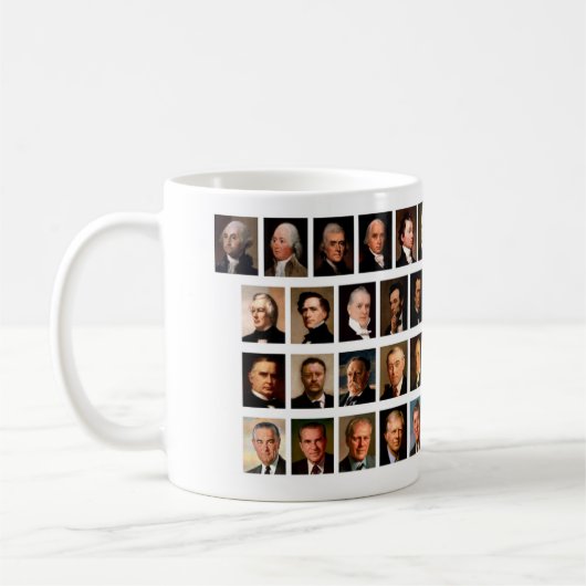 POTUSポートレートマグ コーヒーマグカップ (左)
