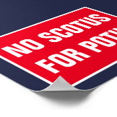 POTUS最高裁判所のスコタスなし ポスター (角)