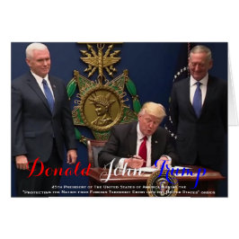 POTUS Donald Trumpの保護注文