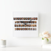 POTUS Portraits Wall Clock スクエア壁時計 (ホーム)