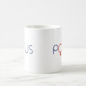 POTUS Tシャツ女性社長マダム コーヒーマグカップ (中央)