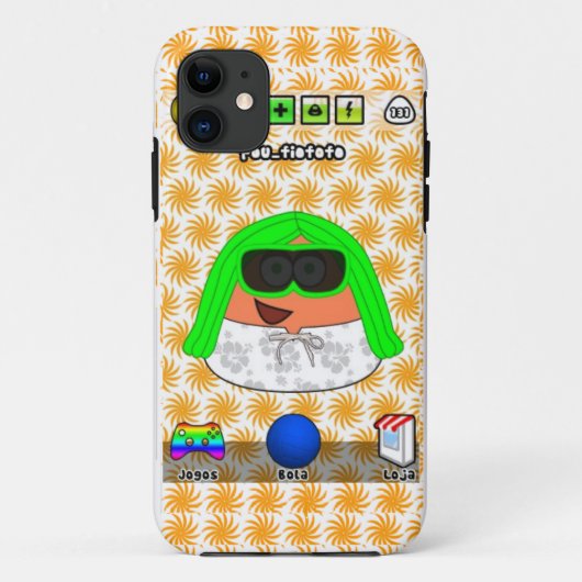 Pou FiofofoのカスタムなiPhone 5 Case-Mate iPhoneケース (裏面)