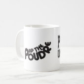 Poudre - Poudre大学マグの上 コーヒーマグカップ (正面左)