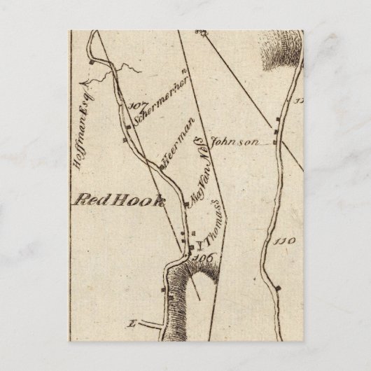 PoughkeepsieからAlbany 22へ ポストカード (正面)