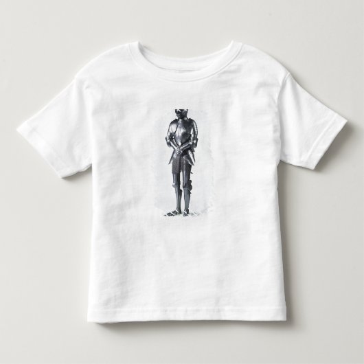 poulaines、c.1480の装甲のスーツ トドラーTシャツ (正面)