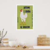 Poultry is Delicious! - Matchbox Print - Aesthetic ポスター (キッチン)
