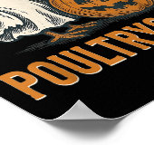 Poultrygeist Chicken Ghost Pumpkin Costume Hallowe ポスター (角)