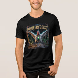 Poultrygeist Photographic – Poultry Poltergeist トライブレンドＴシャツ